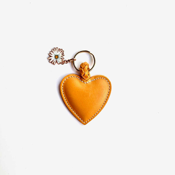 The Marigold Heart Key Chain